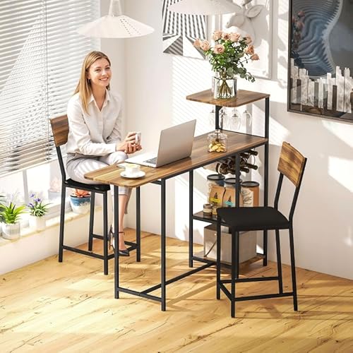 I0I&I0I Beistelltisch 128 x 44 x 80 cm mit Stauraum, Konsolentisch in Schwarz mit Goldenen Beinen, Mid-Century Modern, MDF-Doppelschicht, Belastbar bis 40 kg, für Wohnzimmer & Flur (Stil 1) von I0I&I0I