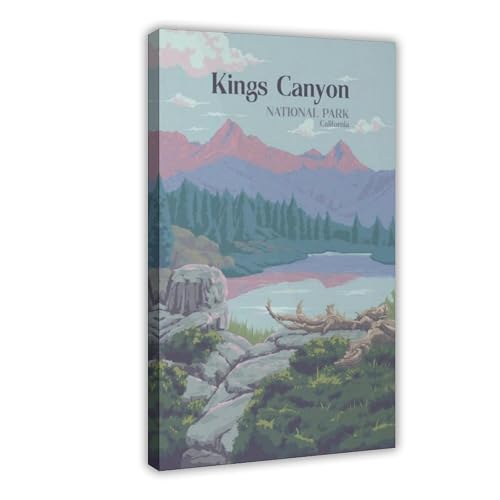 IADNG Kings Canyon National Park Travel California Leinwandposter Wandkunstdruck Bild Gemälde 40 x 60 cm IADNG Kings Canyon National Park Travel California Leinwandposter Wandkunstdruck Bild Gemälde 40 x 60 cm von IADNG