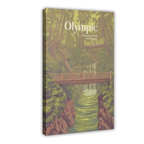 IADNG Kunstdruck auf Leinwand, Motiv: Olympischer Nationalpark Washington, USA, 20 x 30 cm IADNG Kunstdruck auf Leinwand, Motiv: Olympischer Nationalpark Washington, USA, 20 x 30 cm von IADNG