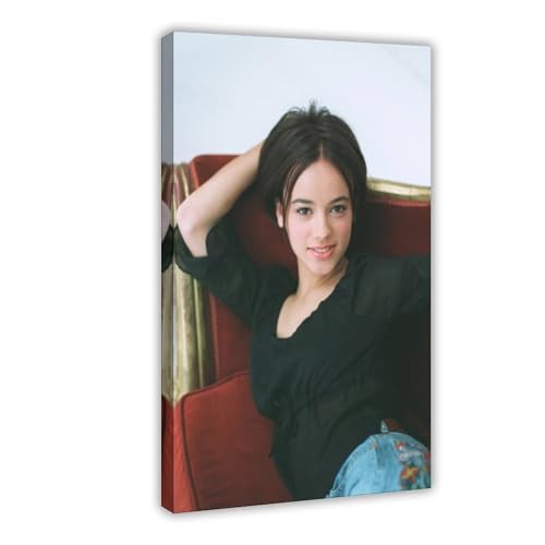 Alizée Jacotey Poster (2) Leinwand-Poster, Wandkunst, Dekordruck, Bild Gemälde für Wohnzimmer, Schlafzimmer, Dekoration, 40 x 60 cm von IAGHRT