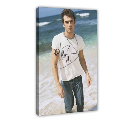 IAGHRT Ian Somerhalder Autogramm-Poster, 3 Leinwand-Poster, Schlafzimmerdekoration, Landschaft, Büro, Raumdekoration, Geschenk, 40 x 60 cm IAGHRT Ian Somerhalder Autogramm-Poster, 3 Leinwand-Poster, Schlafzimmerdekoration, Landschaft, Büro, Raumdekoration, Geschenk, 40 x 60 cm von IAGHRT