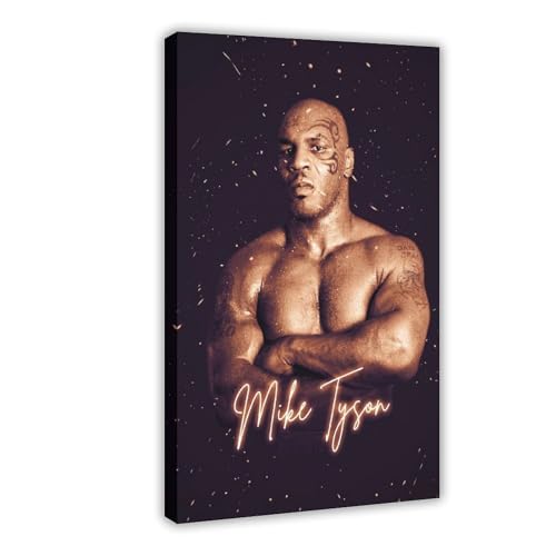 Mike Tyson Poster (2) Leinwand-Poster, Wandkunst, Dekordruck, Bild Gemälde für Wohnzimmer, Schlafzimmer, Dekoration, 40 x 60 cm von IAGHRT