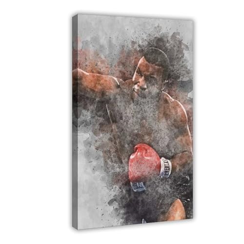 Mike Tyson Poster (5) Leinwand-Poster, Wandkunst, Dekordruck, Bild Gemälde für Wohnzimmer, Schlafzimmer, Dekoration, 40 x 60 cm von IAGHRT