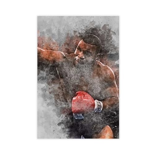 Mike Tyson Poster (5) Leinwand-Poster, Wandkunst, Dekordruck, Bild Gemälde für Wohnzimmer, Schlafzimmer, Dekoration, 60 x 90 cm von IAGHRT