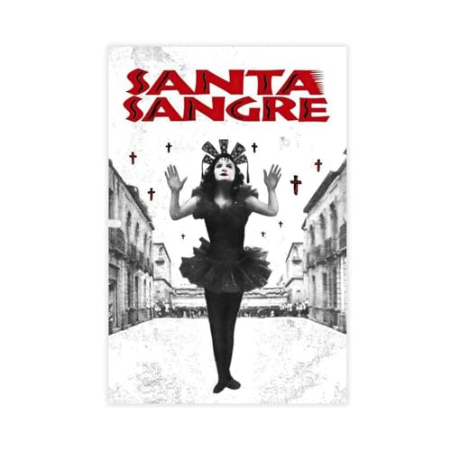 Poster auf Leinwand, Motiv: Weihnachtsmann, Sangre, Horror, altes Film-Poster, Schlafzimmer, Dekoration, Landschaft, Büro, Raumdekoration, Geschenk, 60 x 90 cm Poster auf Leinwand, Motiv: Weihnachtsmann, Sangre, Horror, altes Film-Poster, Schlafzimmer, Dekoration, Landschaft, Büro, Raumdekoration, Geschenk, 60 x 90 cm von IAGHRT