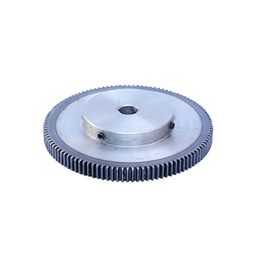 1 Stück Stahl 1M 120T Stirnrad (8-12mm Bohrung) for landwirtschaftliche/industrielle Nutzung, hochpräziser Kohlenstoffstahl, DIN-Norm(120 Teeth 12mm Bore) von IAGWNNWY