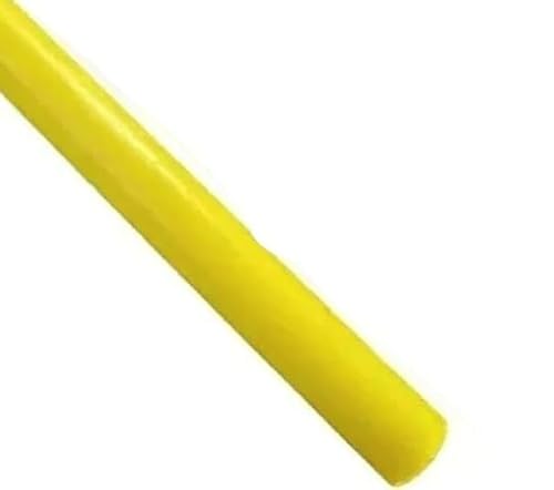 1 Stück langlebige PU 80A Rundstange – Stoßdämpfung, 25/50 cm Länge, 16–80 mm Durchmesser, gelb(D 25mmxL 25cm) von IAGWNNWY