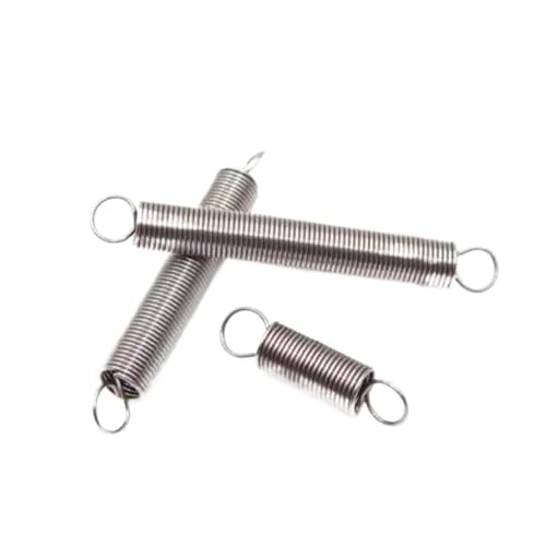 Hochwertige Zugfedern aus Edelstahl – vielseitiger Drahtdurchmesser 0,3 mm bis 0,5 mm(0.2x2x10mmx10pcs) von IAGWNNWY