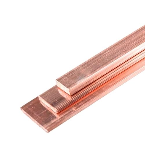 Kupferflachstange – 500 mm Länge, 10 mm Breite, 0,05–0,5 mm Dicke – Ideal for Elektro- und Fertigungsanwendungen(0.3mm) von IAGWNNWY