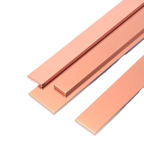 Kupferflachstange – 500 mm Länge, 50 mm Breite, 0,05–0,5 mm Dicke – Ideal for Elektro- und Fertigungsanwendungen(0.5mm) von IAGWNNWY