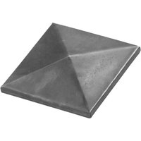 Abdeckkappe 50x50mm - rustikale Abdeckung für Treppengeländer passend zu Zierstäbe, Schmiedeeisen - Iam Design von IAM DESIGN