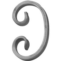 Iam Design - Geländerstab Element C-Schnecke 65x95mm - Stabspitze für Treppengeländer, Schmiedeeisen Iam Design - Geländerstab Element C-Schnecke 65x95mm - Stabspitze für Treppengeländer, Schmiedeeisen von IAM DESIGN