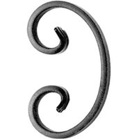 Iam Design - Geländerstab Element C-Schnecke 75x120mm - Stabspitze für Treppengeländer, Schmiedeeisen Iam Design - Geländerstab Element C-Schnecke 75x120mm - Stabspitze für Treppengeländer, Schmiedeeisen von IAM DESIGN