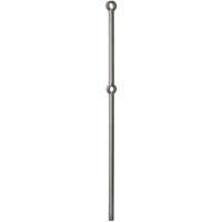 Iam Design - Zierstab 1200mm, ø 25mm zum Anschweißen, Eisenstange mit 2 Löcher passend zu Handlauf Treppengeländer, Schmiedeeisen rund Iam Design - Zierstab 1200mm, ø 25mm zum Anschweißen, Eisenstange mit 2 Löcher passend zu Handlauf Treppengeländer, Schmiedeeisen rund von IAM DESIGN