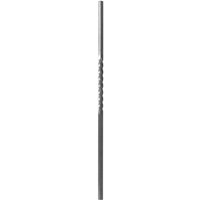 Iam Design - Zierstab 1200mm 30x30mm mit Rand zum Anschweißen, Stahlstange passend zu Handlauf Treppengeländer, SchmiedeStahl von IAM DESIGN