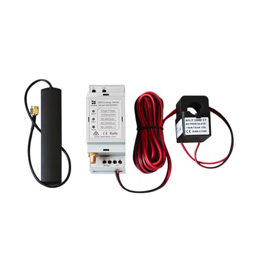 IAMMETER Bi-directional, Din Rail,Split Core CT,Solar PV System monitoring,Power Usage Monitor, Modbus TCP/RTU, Home-Assistant,NodeRed,Openhab,Iobroker,Single Phase Energy Meter,WiFi,150A,CE,FCC von IAMMETER