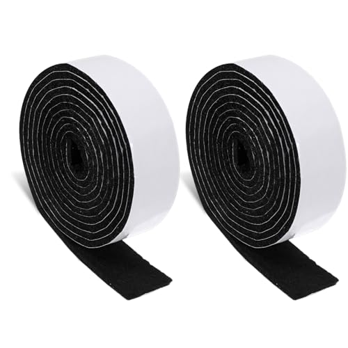 IANFAN 2 Rolle Filzstreifen Selbstklebend, 1,5m x 2,5cm Filzgleiter Filzband Möbelgleiter Stuhlfilzgleiter zur Vermeidung von Kratzern Schalldämmung IANFAN 2 Rolle Filzstreifen Selbstklebend, 1,5m x 2,5cm Filzgleiter Filzband Möbelgleiter Stuhlfilzgleiter zur Vermeidung von Kratzern Schalldämmung von IANFAN