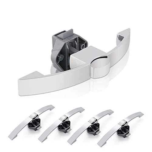 5Pcs Camper Auto Push Button Latch Lock Keyless RV Caravan Boot Motor Schrank Griff Schublade Schlösser(5 Chrome 128) von IANHUASH