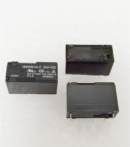 5Pcs Relais 845HN-1A-C-12VDC 845HN-1A-C-24VDC 845HN-1A-C 12VDC 845HN 1A C DC12V 5PIN 12A 12V 24V(845HN-1A-C 24VDC) von IANHUASH