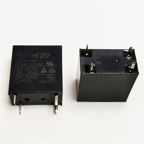 5Pcs Relais HF25F-012-H4 12VDC HF25F-024-H4 24VDC HF25F-024-H4-24VDC HF25F 012 H4 12V 24V 4PIN 20A(HF25F-024-H4-24VDC) von IANHUASH