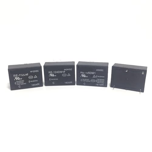 5Pcs Relais RE-105DM1 RE-112DM1 RE-124DM1 RE 105DM1 RE-112DM RE-124DM1F RE 112DM 4PIN 16A(RE-124DM1 5VDC) von IANHUASH