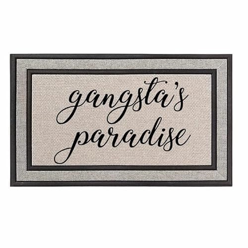 Bodenmatte Gangsta's Paradise Eingangsbereich-Teppiche für die Heimdekoration im Innenbereich 20"x32" von IAS Shop