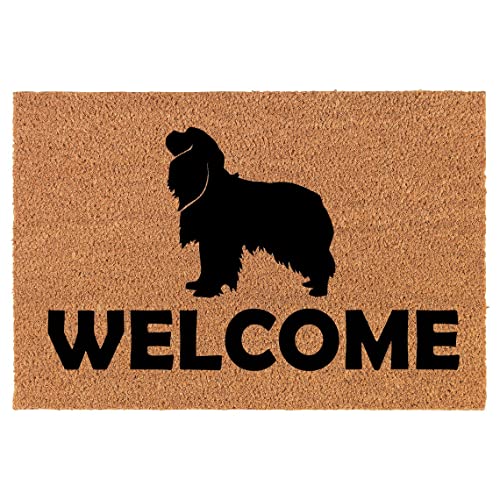 Bodenmatte Welcome Cavalier King Charles Spaniel Eingangsbereich Teppiche Heimdekoration 16"x24" von IAS Shop