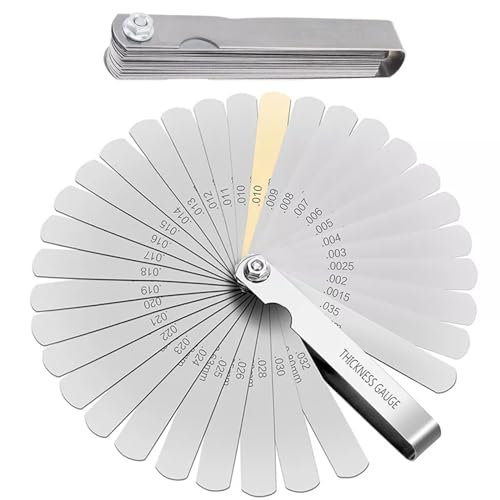 32 Klingen Fühlerlehren,32 Klingen Fühlerlehre Edelstahl,Ventillehre, Abstandslehre, Hochpräziser Fühlerlehre Edelstahl,für Messung Gap Breite Dicke metrisch Größen 32 Klingen Fühlerlehren,32 Klingen Fühlerlehre Edelstahl,Ventillehre, Abstandslehre, Hochpräziser Fühlerlehre Edelstahl,für Messung Gap Breite Dicke metrisch Größen von IATAHI