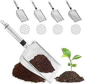 Gartensieb aus Edelstahl,4pcs Gartensieb Erde Kompostsieb,Gartensieb mit Griff,Kompostsieb aus Edelstahl für Erde,Sandsieb,Sieb,Erdsieb,Gartensieb Kompostsieb mit Griff,Gartensieb Erdsieb Gartensieb aus Edelstahl,4pcs Gartensieb Erde Kompostsieb,Gartensieb mit Griff,Kompostsieb aus Edelstahl für Erde,Sandsieb,Sieb,Erdsieb,Gartensieb Kompostsieb mit Griff,Gartensieb Erdsieb von IATAHI