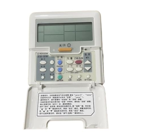 Fernbedienungsdisplay For Luftkanalmaschinen, Kompatibel Mit Panasonic, CZ-RD511W CZ-RD51W MAT8021Y MU16PB443 A75C2171 von IATKIDTL