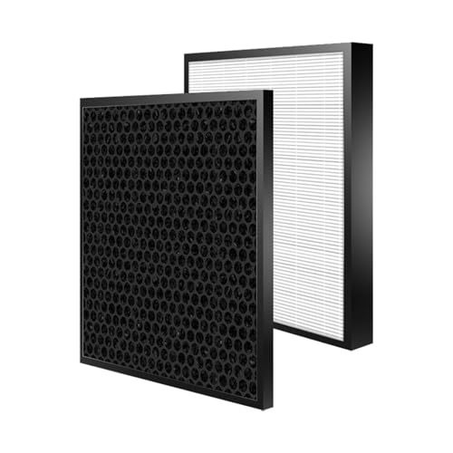 Luftreiniger, Kompatibel For Sharp, KC-D40EUB KC-D40EUW KC-D40EUH KC-D50EUW KC-D50EUH FZ-D40HFE FZ-D40DFE HEPA Carbon Filter(A) von IATKIDTL
