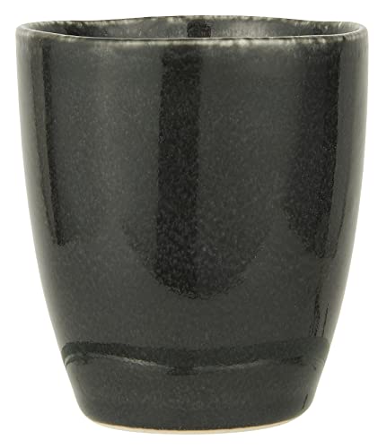 IB Laursen - Becher ohne Henkel, Kaffeebecher - Antique - Black Dunes - Steingut - (DxH) 9 x 8 cm von IB Laursen