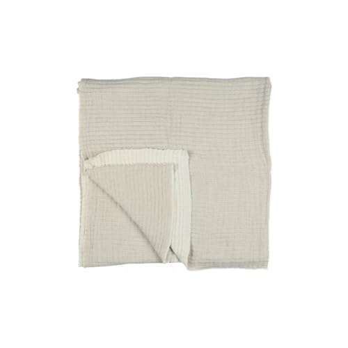 IB Laursen Bettdecke Single gerippt naturfarbene Vorderseite; B: 150 L: 220 von IB Laursen