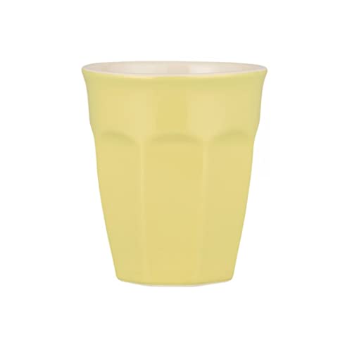 IB Laursen - Cafe Latte - Becher - Mynte - Steingut - Farbe: Lemonade - (ØxH): 9,5 x 8,5 cm von IB Laursen