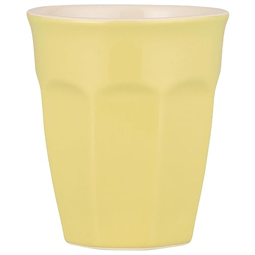IB Laursen - Cafe Latte - Becher - Mynte - Steingut - Farbe: Lemonade - (ØxH): 9,5 x 8,5 cm von IB Laursen