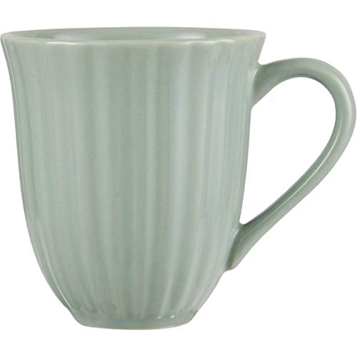 IB Laursen Kaffeebecher, Tasse Green Tea grün für 300ml H. 10cm Steingut von IB Laursen