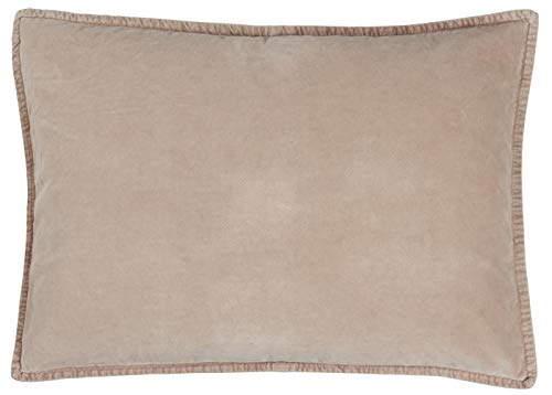 IB Laursen - Kissenbezug, Samtkissen, Kissenhülle - Velour/Samt - Natur Beige - Baumwolle - 50 x 70 cm von IB Laursen