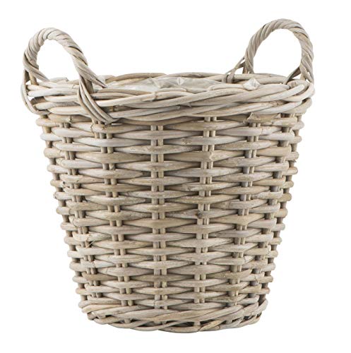 IB Laursen - Korb, Rattankorb - Rattan/Kunststoff - Farbe: Natur - 29 x 30 x 33 cm von IB Laursen