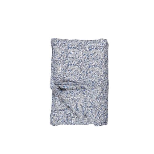 IB Laursen Quilt Abby blaugraues/blaues Paisleymuster von IB Laursen