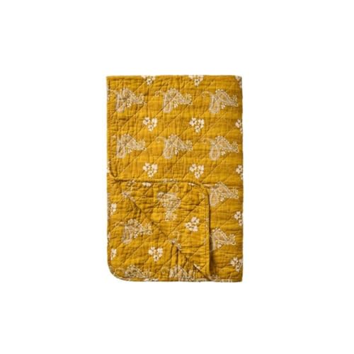 IB Laursen Quilt Mustard m/Paisleymuster B: 130 L: 180 von IB Laursen