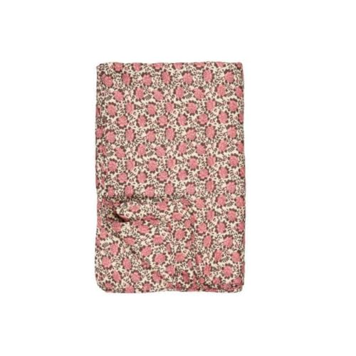 IB Laursen Quilt naturfarbig m/rosa und braunem Blumenmuster B: 130 L: 180 IB Laursen Quilt naturfarbig m/rosa und braunem Blumenmuster B: 130 L: 180 von IB Laursen