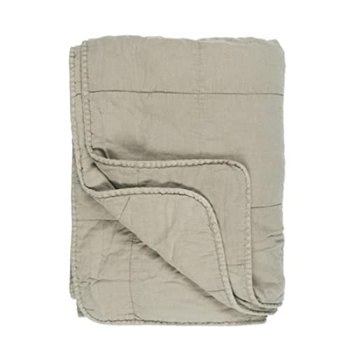 IB Laursen - Tagesdecke, Quilt - Baumwolle - Vintage Linen - 180 x 130 cm von IB Laursen