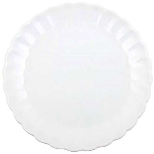 IB Laursen - Teller/Essteller/Speiseteller - Mynte Pure White/weiß - Keramik - Ø 28 cm von IB Laursen