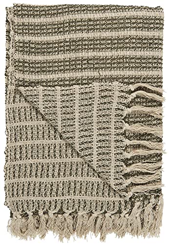 IB Laursen [W] Plaid Creme/Olive Streifenmuster von IB Laursen
