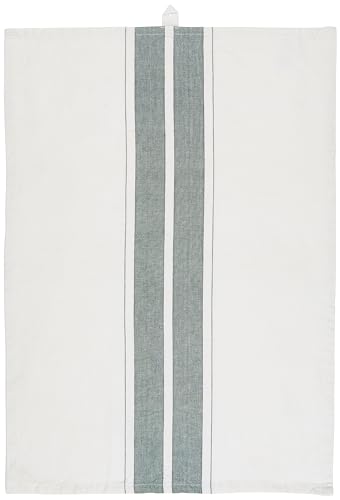 Ib Laursen Geschirrtuch Küchentuch grün beige mit Streifen Baumwolle 50 x 70 cm Ib Laursen Geschirrtuch Küchentuch grün beige mit Streifen Baumwolle 50 x 70 cm von IB Laursen