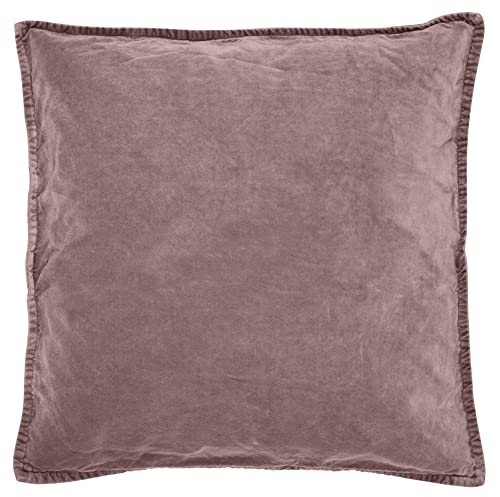Ib Laursen - Kissenbezug - Velour Malva - Rosa Malva - B: 52 L: 52 - Baumwolle - Samt Ib Laursen - Kissenbezug - Velour Malva - Rosa Malva - B: 52 L: 52 - Baumwolle - Samt von IB Laursen