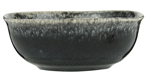 Ib Laursen Müslischale Dessertschale mini Schälchen Dunes Steingut schwarz black Höhe 3,7 cm von IB Laursen