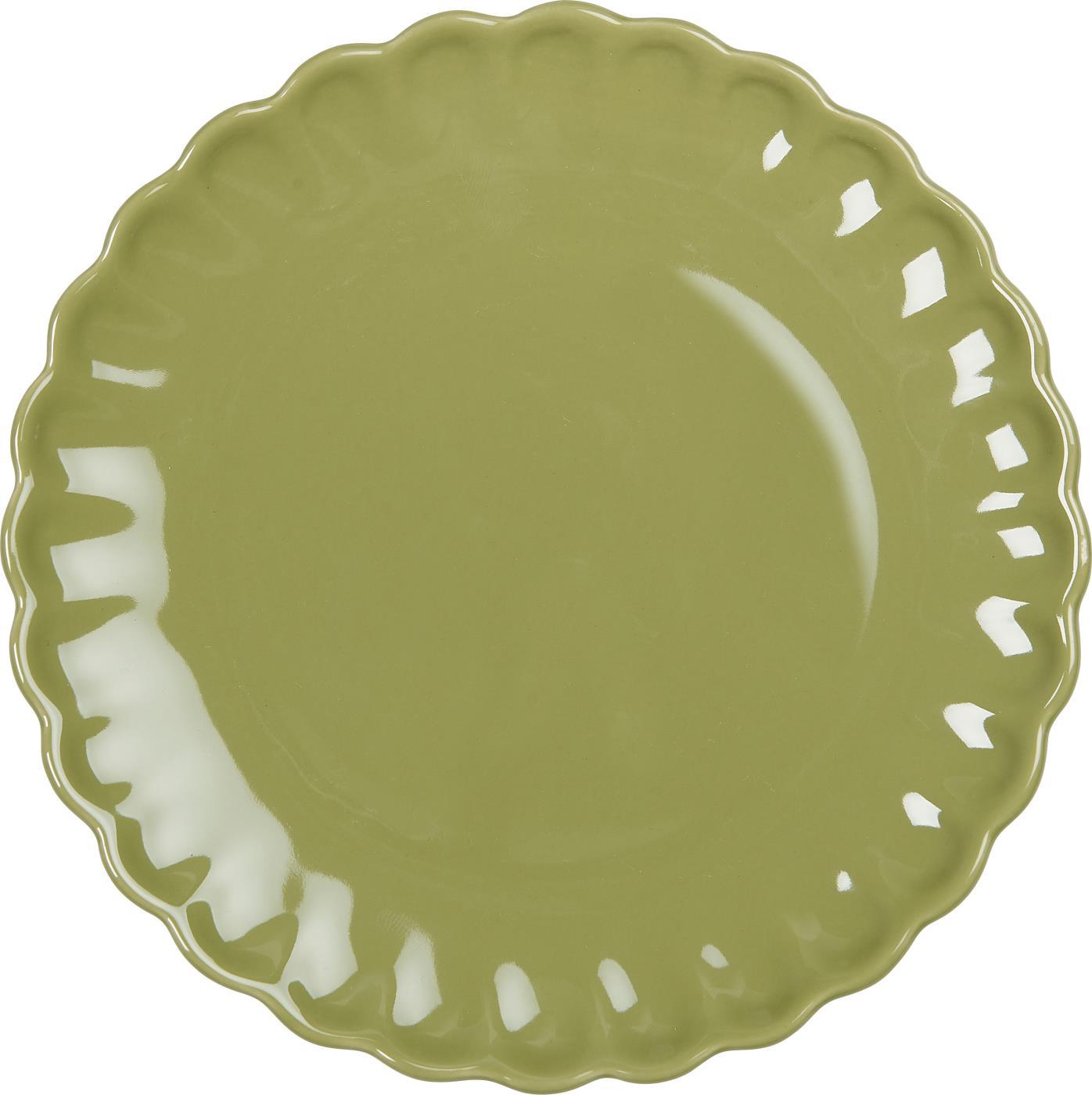 Ib Laursen Mynte Frühstücksteller Dessertteller herbal green von IB Laursen