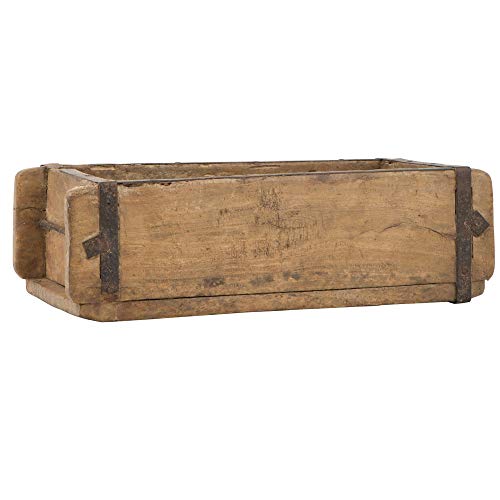 Ib Laursen UNIKA Aufbewahrungsbox aus Holz 31 cm Vintage Allzweckkiste Ordnungshelfer Ordnungsbox Holzkiste Ziegelform Dekokiste nostalgisch Antik Regal klein von IB Laursen