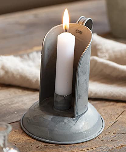 Kammerleuchter Kerzenhalter Kerzenständer Windschutz für Stabkerzen Metall (1 Stück) Landhaus Shabby Vintage Skandi Ib Laursen von IB Laursen